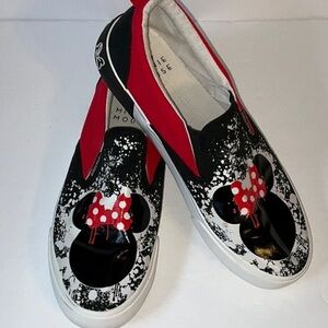 💲Ground Up, Disney Minnie Mouse Slip Ons, Sz. 9